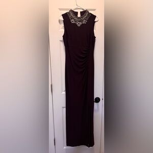 Vince Camuto Embellished Plum Dress